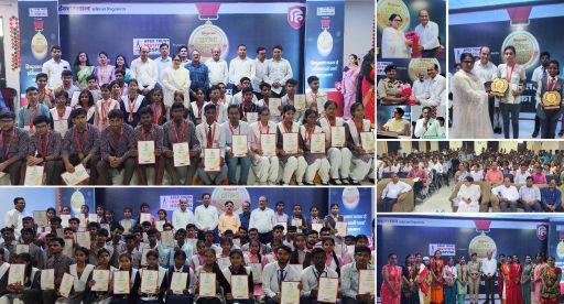 एपेक्स ट्रस्ट प्रांगण में मिर्जापुर के मेधावी छात्रों का हुआ प्रतिभा सम्मान