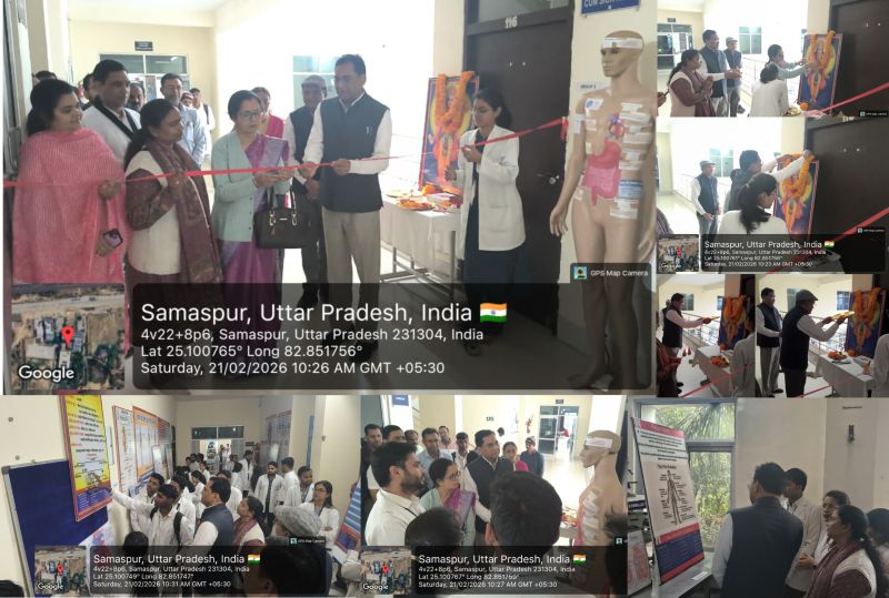 फिजियो विज़न, स्वास्थ्य नवाचार प्रदर्शनी प्रतियोगिता में एपेक्स के बीएएमएस छात्रों ने प्रस्तुत किए पोस्टर एवं वैज्ञानिक मॉडल