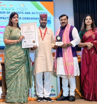रक्तदान के क्षेत्र में उत्कृष्ट कार्य के लिए जनसंपर्क अधिकारी राम कुमार ‘नेशनल सोशल इंपैक्ट अवार्ड 2026’ से सम्मानित